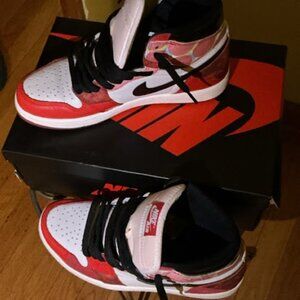 Air Jordan 1s Retro High OG Spiderman (Red/White/Black/Soft Pink)